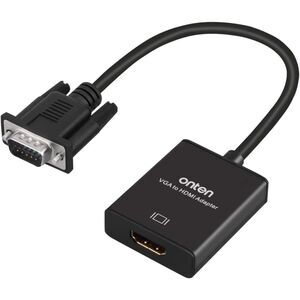Onten VGA to HDMI Adapter with‎ Audio (4080)